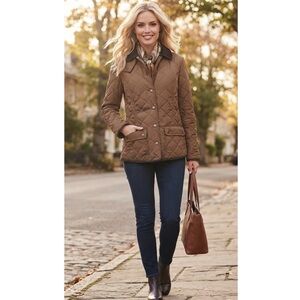 Decoy Easton Diamond Quilted Tobacco Field Jacket NWT
